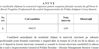 Solicitare de a-i înceta calitatea de „desemnat” a ofițerului de nota 4,09/Cms. șef Mititelu Daniel este împuternicit de fostul împuternicit inspector șef Terciu Ciprian – Ioan succesiv, timp de 12 luni pe această funcție – Ziarul Incisiv de Prahova