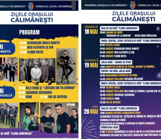 Zilele Orașului Călimănești – 636 de ani de la prima atestare documentară Zilele Orașului Călimănești