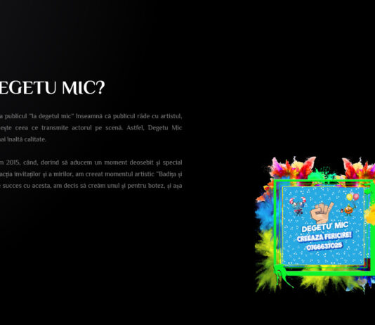 Degetu’ Mic: expertul în decoruri personalizate