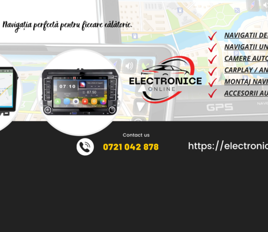 Electronice Online este magazinul online dedicat pasionaților de tehnologie auto, oferind o gamă variată de produse