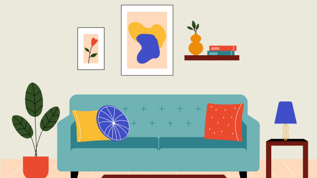 idei design tablouri pictate manual living cu rama in ulei pe panza canvas legenda casei