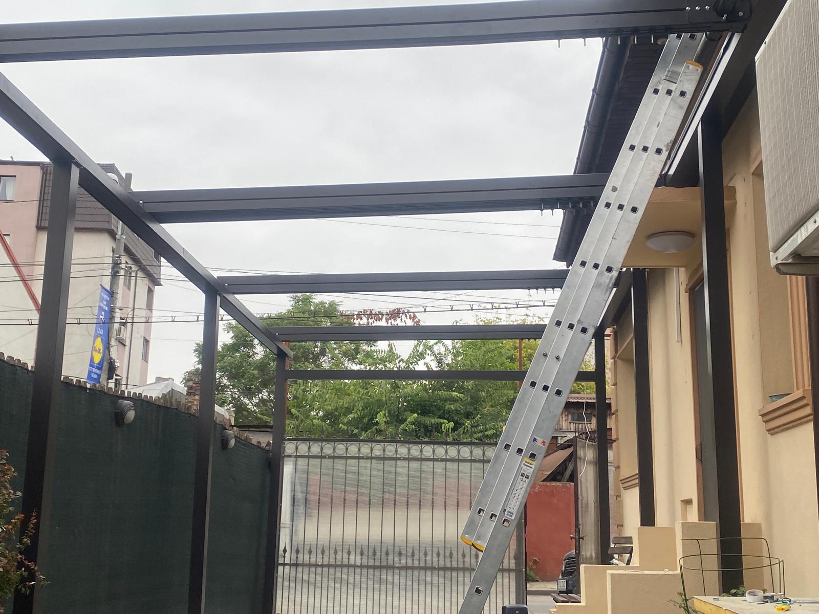 Pergola auto aluminiu