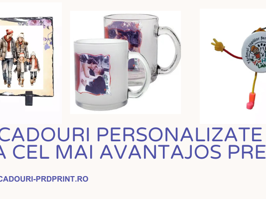 Căni personalizate cu poze și text pentru familie, prieteni și colegi