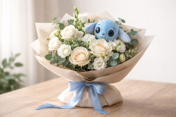 Cum transformi un buchet clasic într-un buchet cu Stitch fără să-l încarci vizual?