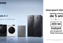 Samsung dă startul campaniei cu oferte și beneficii pentru electrocasnicele inteligente BESPOKE AI