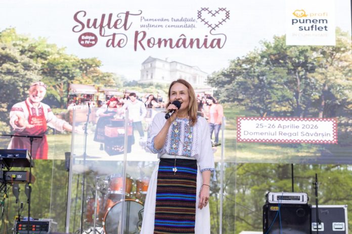 Gabriela Sirbu in deschiderea festivalului Suflet de Romania 2026