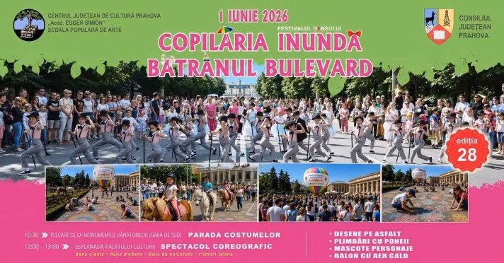 Ce organizează Consiliul Județean Prahova de 1 iunie