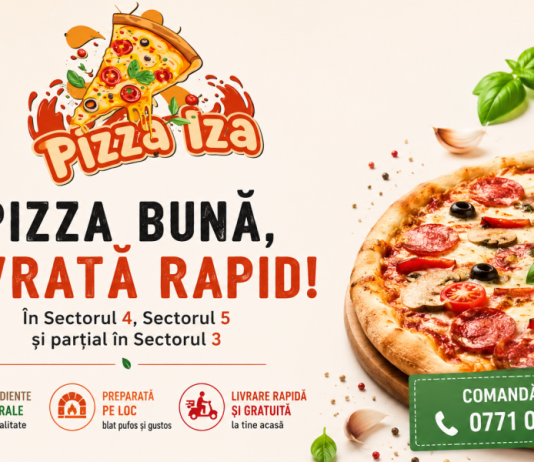 Pizzeria IZA – Gust autentic, ingrediente de calitate și livrare rapidă de pizza în Sectorul 4, Sectorul 5 și Sectorul 3
